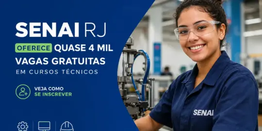 Jovem mulher no SENAI RJ em aula técnica com equipamento