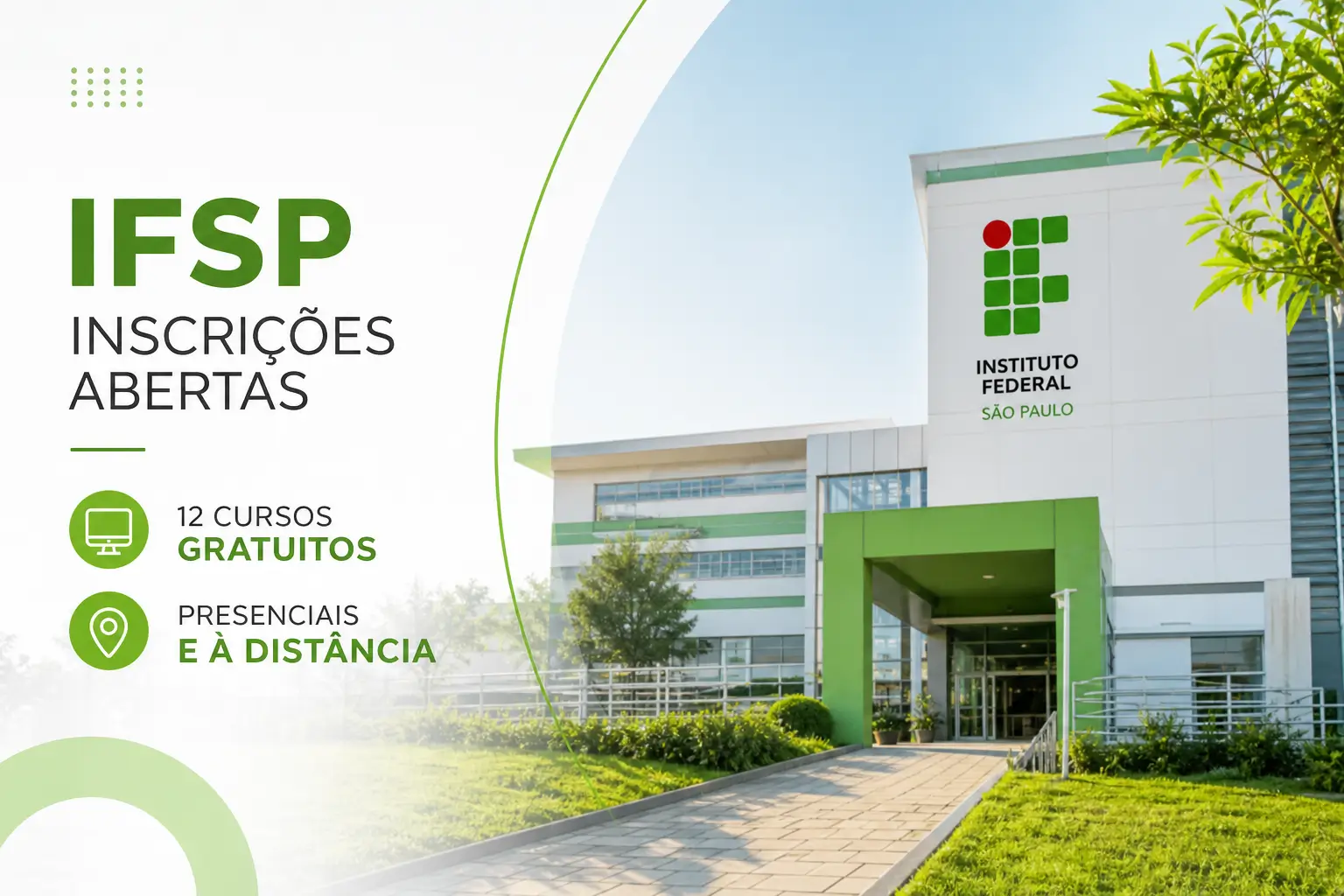 Instituto Federal São Paulo IFSP inscrições abertas 2026