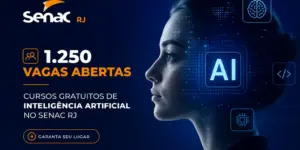 Senac RJ: 1.250 vagas para cursos gratuitos de IA em 2026